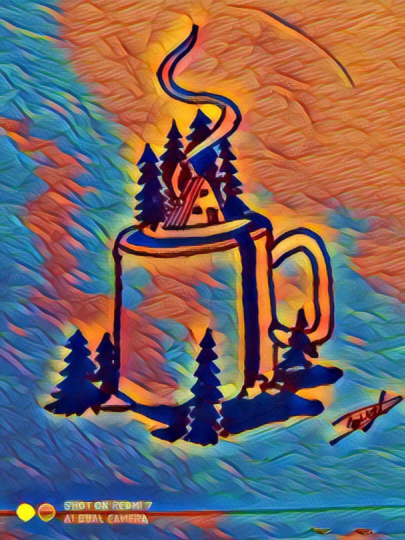 DomasoDms's tweet image. Um refúgio na floresta... dentro de uma caneca fumegante! ☕🌲 Sinta o calor e a tranquilidade desta cena acolhedora. Onde mais você gostaria de ter um refúgio? #Aconchego #Cozy #Gemütlichkeit #居心地の良い #Acogedor #Refúgio #Retreat #Rückzugsort #隠れ家 #Refugio #Floresta