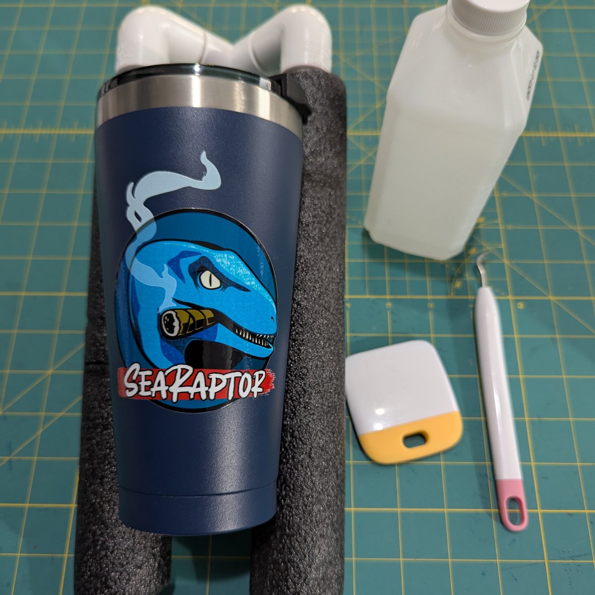 AVGDesigns's tweet photo. I've also been working with @SeaRaptor to develop some branded merch. We're still testing durability and availability, so keep your eyes peeled for this stuff in the future! https://t.co/kEecELuIVN