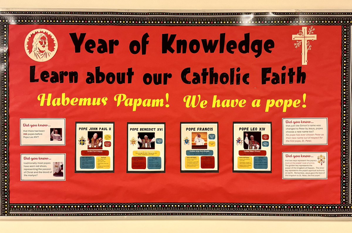 St. Dunstan TCDSB (@stdunstantcdsb) on Twitter photo Growing in knowledge is part of @tcdsb’s pastoral plan. Might as well learn about the papacy and our most recent popes!
<a href="/TCDSB/">Toronto Catholic District School Board</a>_NCC <a href="/TCDSB_Peterson/">SO Peterson</a> <a href="/archtoronto/">Archdiocese of Toronto</a> Growing in knowledge is part of @tcdsb’s pastoral plan. Might as well learn about the papacy and our most recent popes!
<a href="/TCDSB/">Toronto Catholic District School Board</a>_NCC <a href="/TCDSB_Peterson/">SO Peterson</a> <a href="/archtoronto/">Archdiocese of Toronto</a>