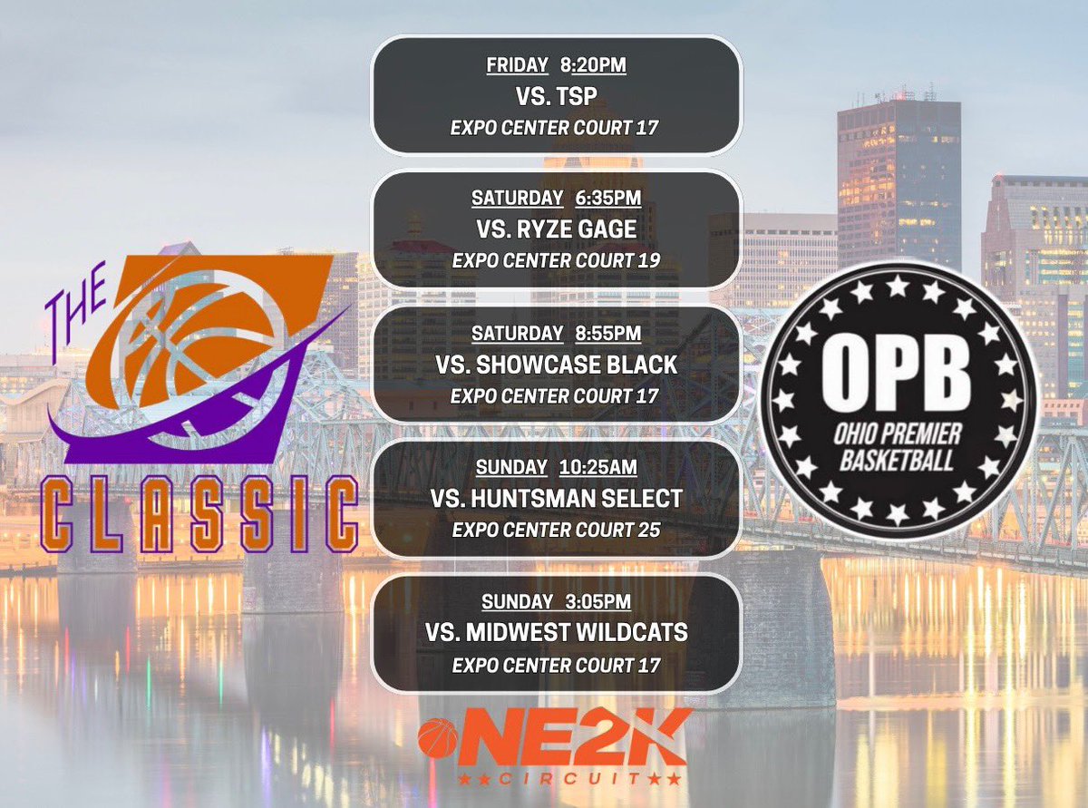 Premier Basketball (@ohiopremierbas1) on Twitter photo 2026’s schedule for this weekend in Louisville,ky. <a href="/Ohio_Basketball/">OhioBasketball.com</a> <a href="/NE2KHoops/">NE2KHoops</a> <a href="/NE2K_Rich/">NE2K Rich</a> <a href="/painter_chuck/">Chuck Painter</a> 2026’s schedule for this weekend in Louisville,ky. <a href="/Ohio_Basketball/">OhioBasketball.com</a> <a href="/NE2KHoops/">NE2KHoops</a> <a href="/NE2K_Rich/">NE2K Rich</a> <a href="/painter_chuck/">Chuck Painter</a>