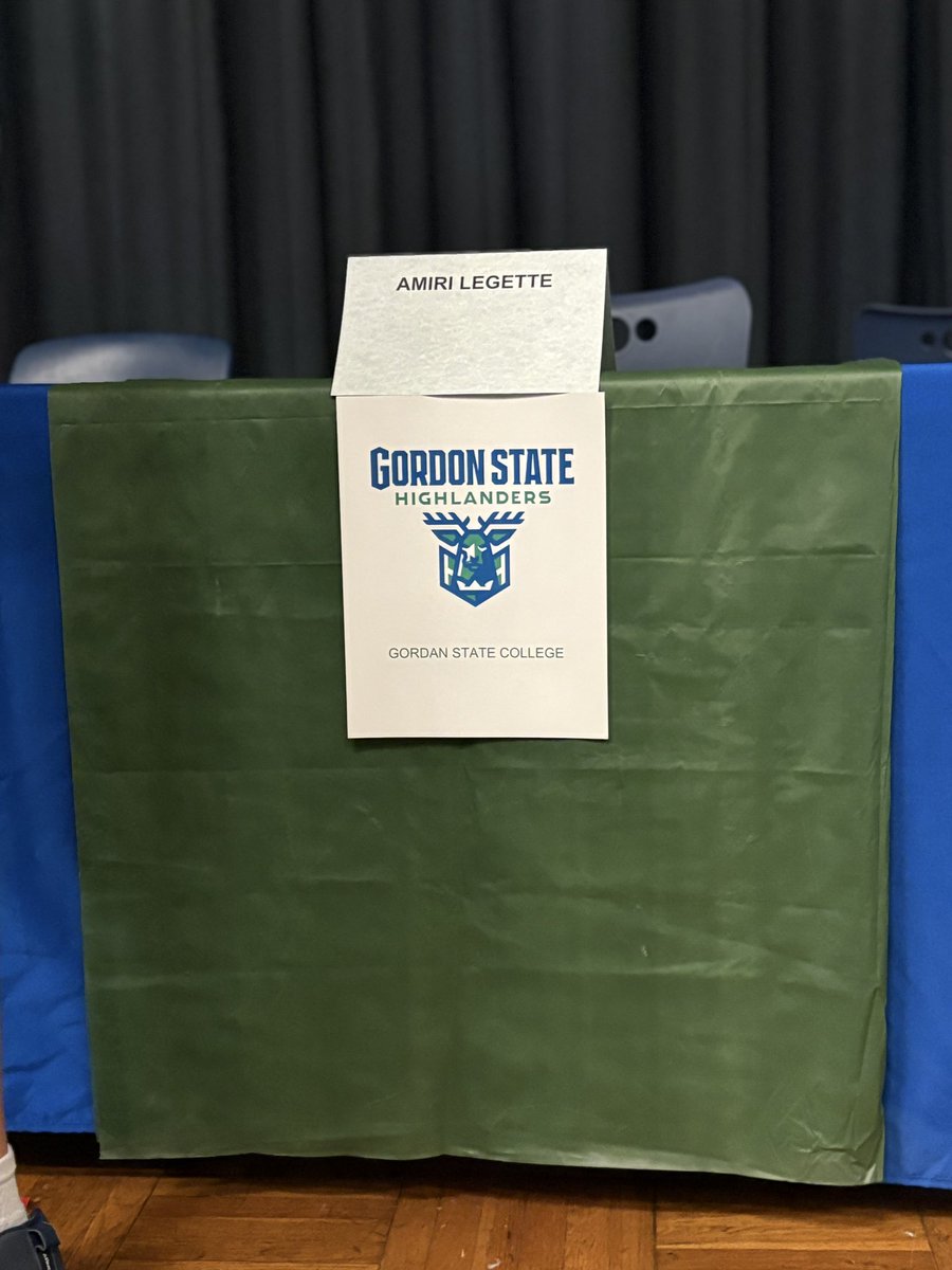 blessed to sign with gordon state college <a href="/Gscfootball1/">Gordon State College Football</a> #gohighlanders