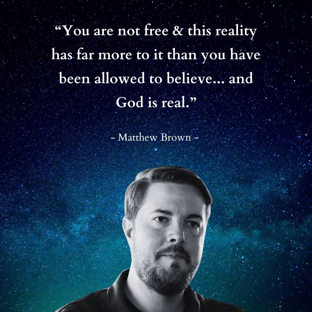 In UAP whistleblower — Matthew Brown's words, we live in a simulation. And we’re not alone.