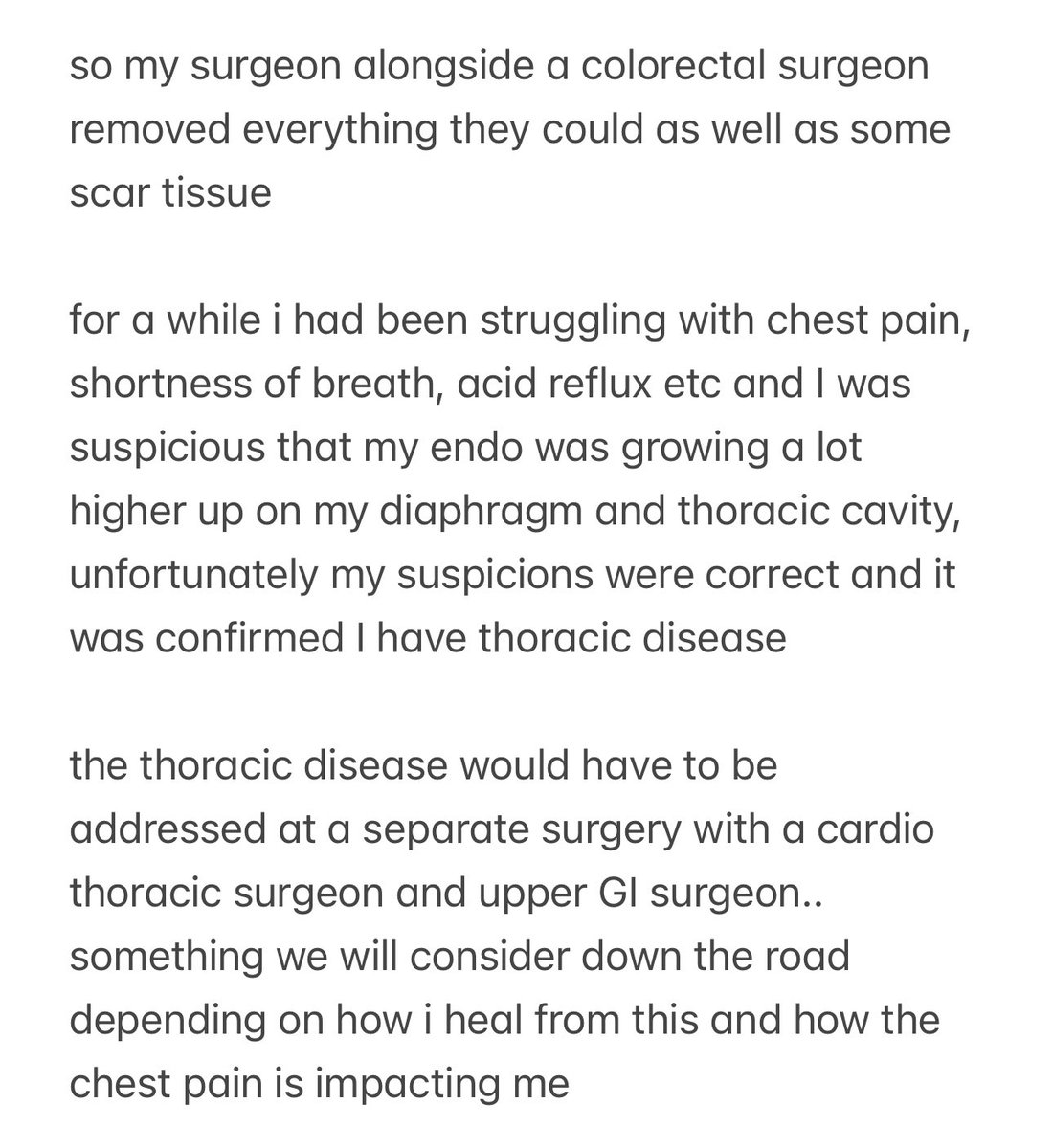 aboutasteph's tweet photo. 💛
i share my story with endometriosis because i know how it feels to think you’re alone with it all
you’re not alone - i want to do as much advocacy work as i can when i’m feeling better 💛
#endometriosis #stage4endo #endowarrior #thoracicendo https://t.co/6WGpANeMkS