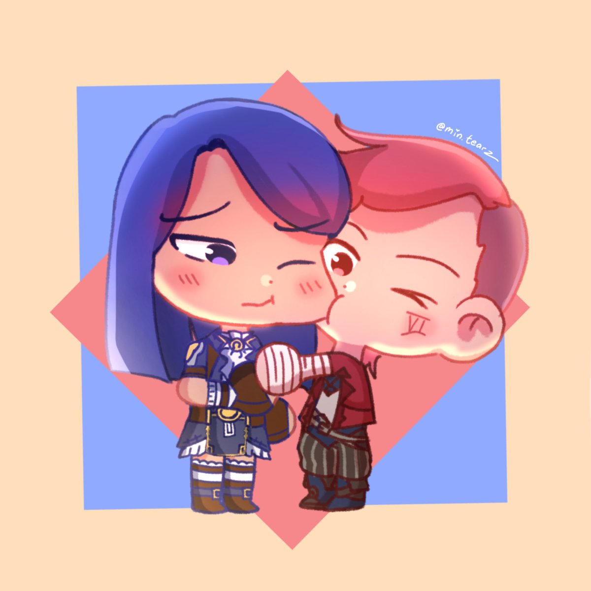 Arcane ships~ #Jinx #arcane #caitvifanart #jayvik