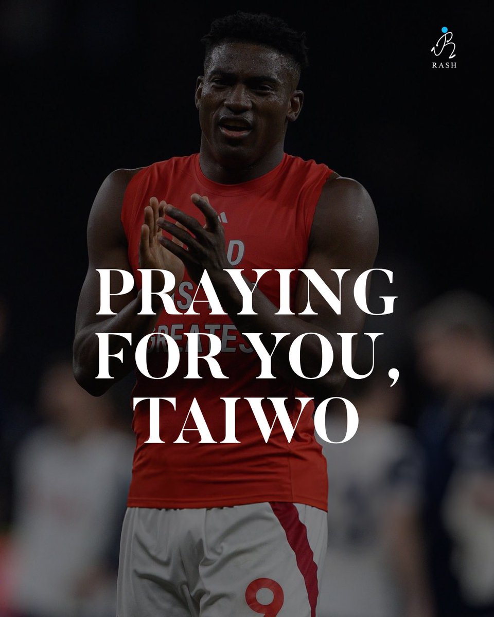 Our hearts are heavy as we hold Taiwo Awoniyi in our prayers. Just days ago, he shared his light and strength with us on the Rash 4 Christ podcast. Now, as he fights in this difficult moment, we stand with him and his family in faith and hope.

God is with you, Taiwo. You’re not