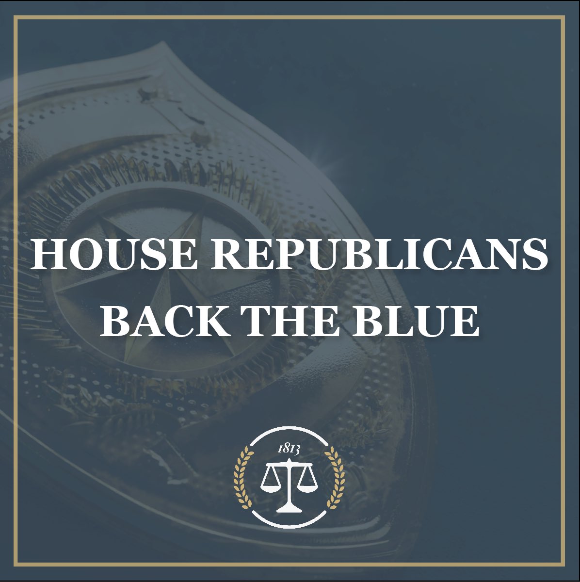 ✅ PASSED THE HOUSE: H. CON. RES. 30, a resolution expressing support for local law enforcement officers.

House Republicans back the blue.
