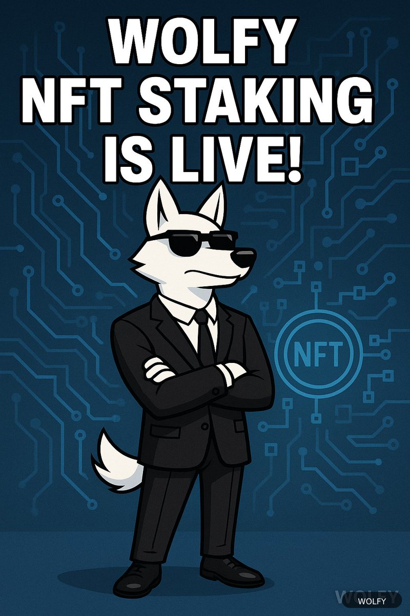 🔥 WOLFY NFT STAKING IS NOW LIVE! 🔥

🎯 ENTRY REQUIREMENT:
• Hold 2 000 000 WOLFY tokens to qualify!

⏱️ EARNINGS:
• 1 WOLFY token /minute for each Wolfy NFT you stake
• That’s 1 440 WOLFY/day per NFT, dripping straight into your wallet!

⏳ CLAIM REWARDS ANY TIME:
• No