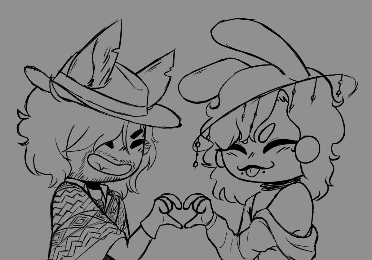 StolasTTV's tweet image. WAAA BEAUTIFUL ARTWORK!!!
Made by @//Bottlecaps (Discord) 

This was a Commission for me and my cowboy! Isn't it so cute!!🙏✨️