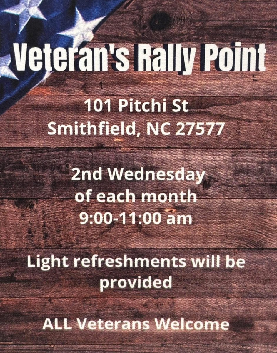 Join us tomorrow for Veterans Rally Point!