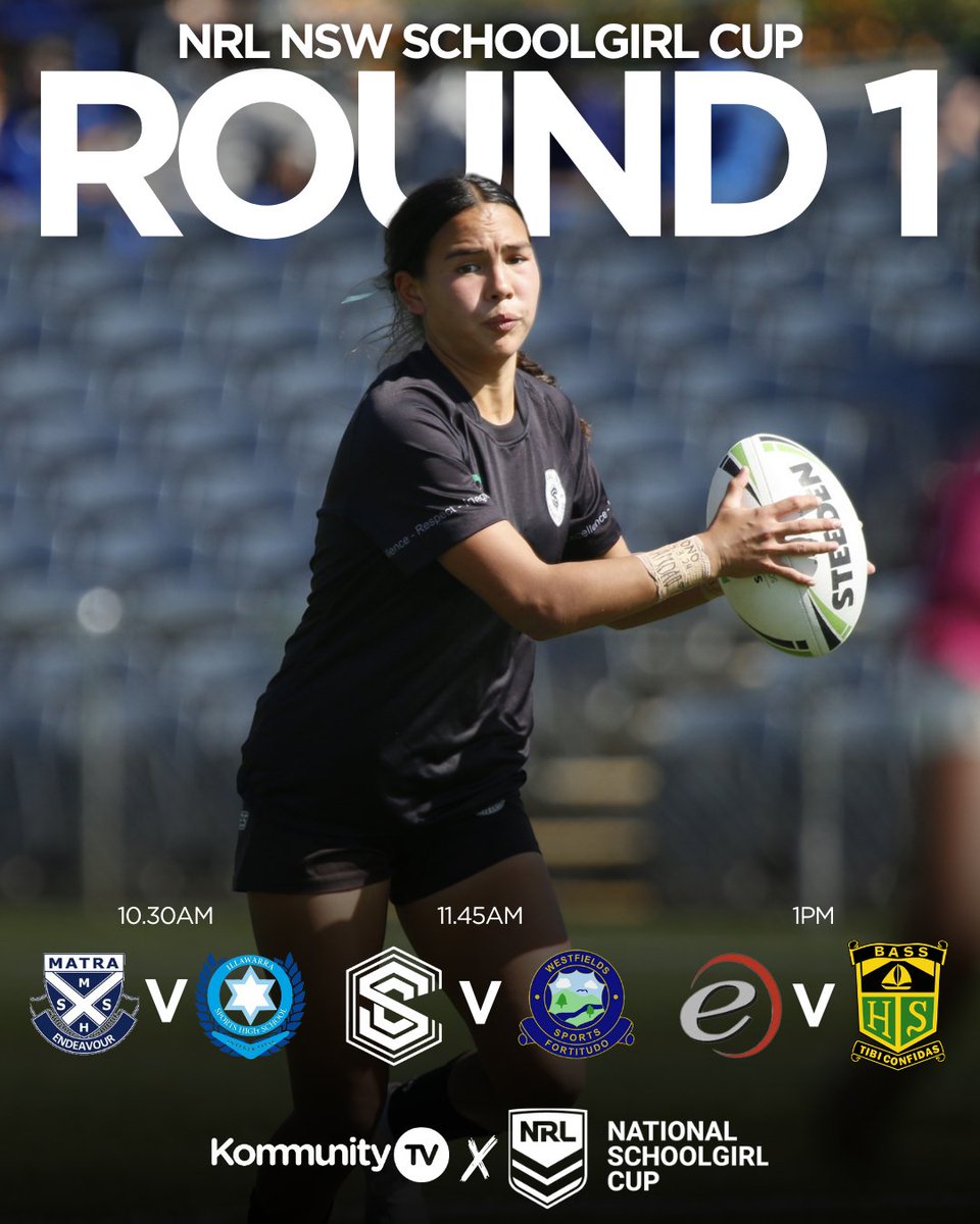 Three big clashes back-to-back kick off <a href="/NRL/">NRL</a> NSW Schoolgirl Cup action - live and exclusive here today.
 
WATCH LIVE ➡️ bit.ly/3Som8oB