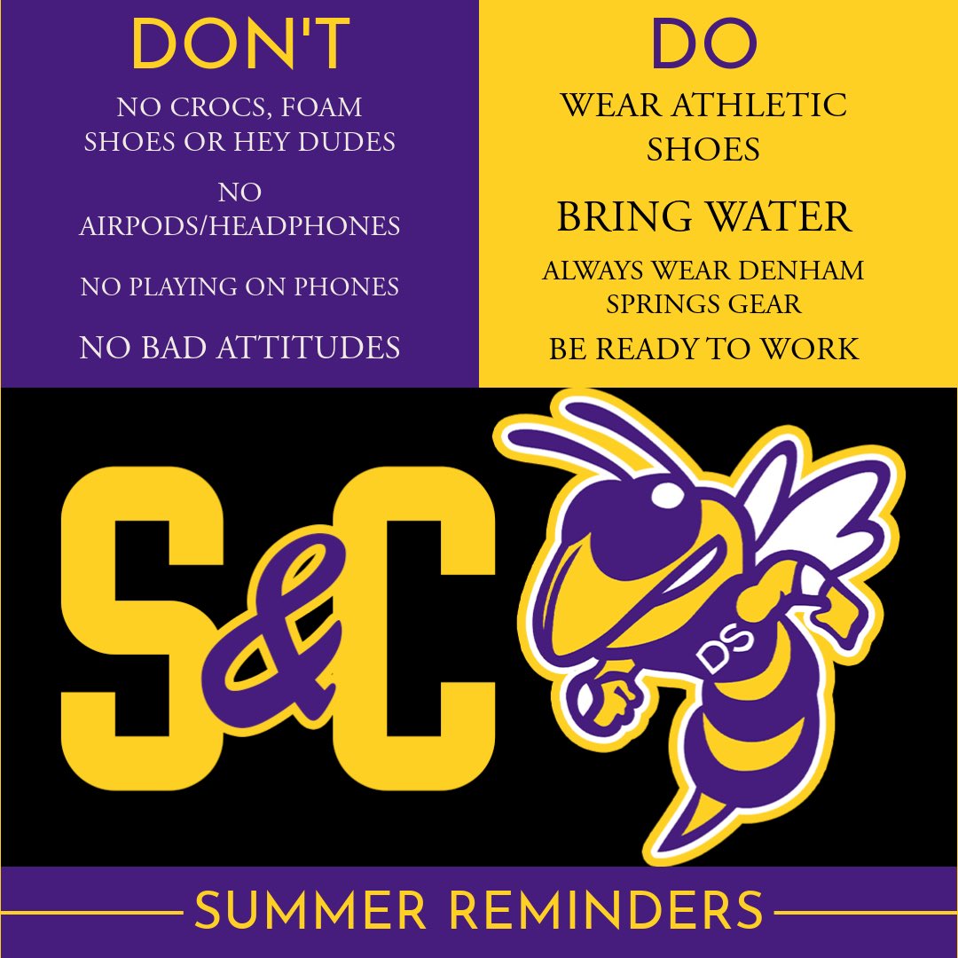 Denham Springs HS Strength and Conditioning tweet media