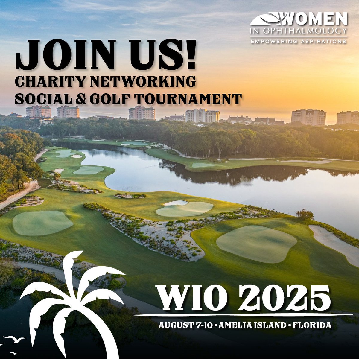 Join us for the WIO Summer Symposium Charity Networking Social &amp; Golf Tournament! Connect, give back, and enjoy a day on the green—all in support of a great cause, Orbis International.
August 7, 2025 ~ Amelia Island, FL Register now: shorturl.at/YRghQ#WIOSumme… #WIO2025 #WIO