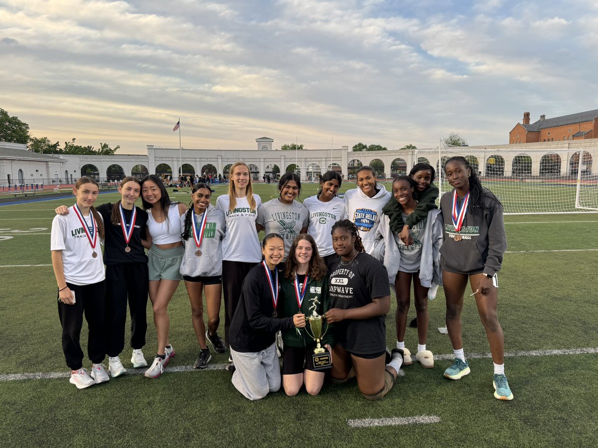 Livingston Track & Field (@lhs_track) on Twitter photo ✅ Essex County Relays Champions
✅ Super Essex Conference Champions
✅ Essex County Champions
👑 👑 👑 Triple Crown 👑 👑 👑
<a href="/njmilesplit/">MileSplit New Jersey</a> <a href="/nancy_petryna/">Nancy Petryna</a> <a href="/LivLancers07039/">Lancer Sports</a> <a href="/LivSchools/">Livingston Schools</a> ✅ Essex County Relays Champions
✅ Super Essex Conference Champions
✅ Essex County Champions
👑 👑 👑 Triple Crown 👑 👑 👑
<a href="/njmilesplit/">MileSplit New Jersey</a> <a href="/nancy_petryna/">Nancy Petryna</a> <a href="/LivLancers07039/">Lancer Sports</a> <a href="/LivSchools/">Livingston Schools</a>