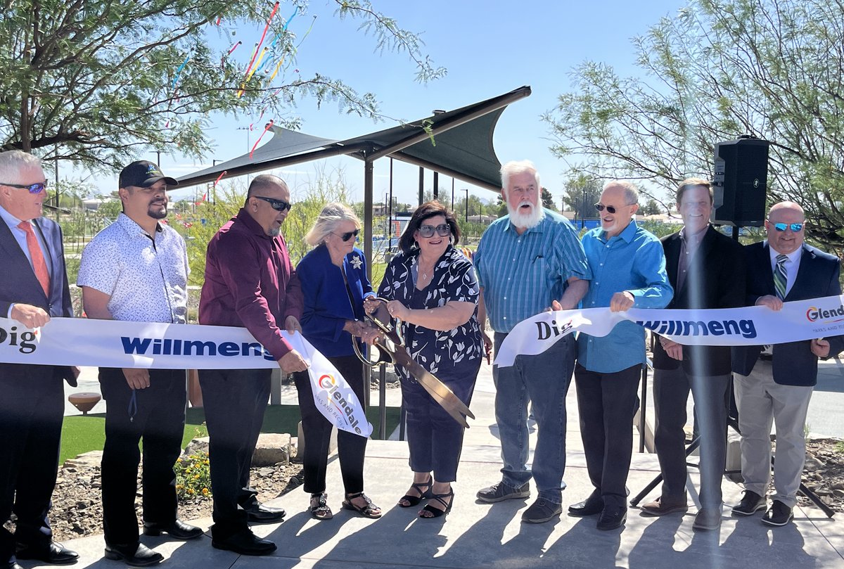 Earlier today, we officially cut the ribbon introducing the new upgrades at Heroes Regional Park: glendaleaz.com/common/pages/G…