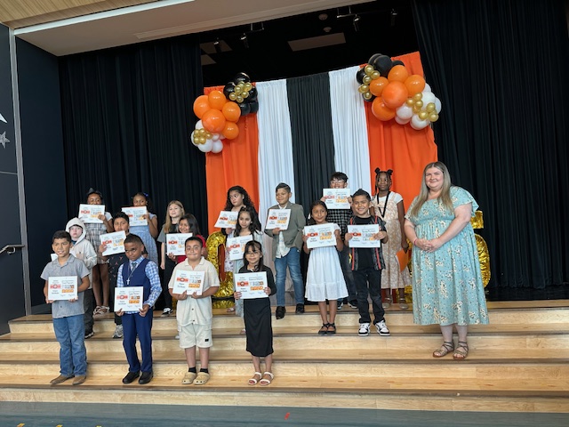 ConsejeraGuzman's tweet photo. 🎉 Today, @McGheeWolves celebrated our amazing 3rd graders as they officially became 4th graders! 🐺💙 Congratulations to all our students—your hard work and growth this year have been inspiring. We’re so proud of you! #McGheeWolves #4thGradeBound #CISDPride https://t.co/MJqj8Wsocv