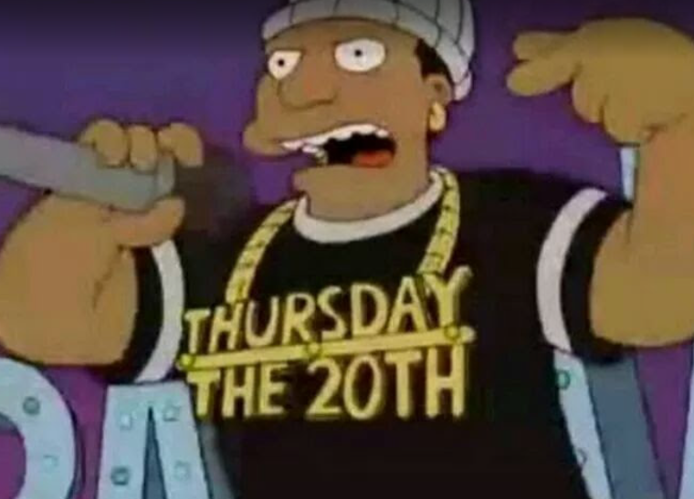 Happy Thursday the 20th!