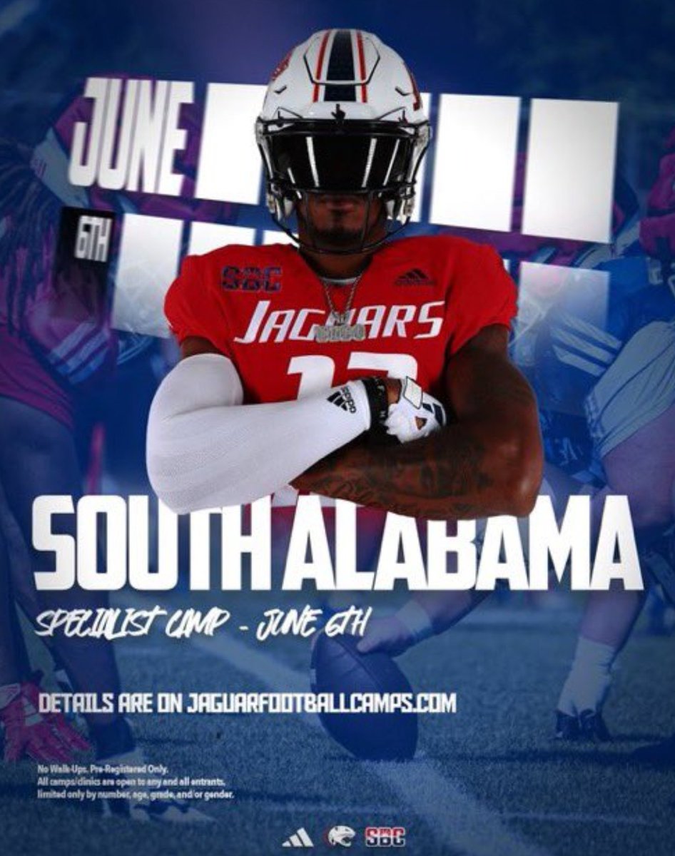 Austin LaBellman (@austinlabellman) on Twitter photo Thank you <a href="/ericponio/">Eric Ponio</a> for the invite to the Specialist Camp at <a href="/SouthAlabamaFB/">South Alabama Football 🏈</a> .
<a href="/WPCatsFootball/">Winter Park Football</a> <a href="/CoachTonyBugeja/">4th Down Solutions</a> Thank you <a href="/ericponio/">Eric Ponio</a> for the invite to the Specialist Camp at <a href="/SouthAlabamaFB/">South Alabama Football 🏈</a> .
<a href="/WPCatsFootball/">Winter Park Football</a> <a href="/CoachTonyBugeja/">4th Down Solutions</a>