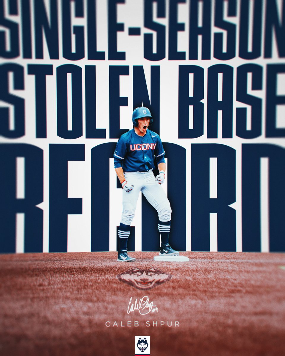 Caleb steals bag No. 41 to set the single-season record at #UConn!