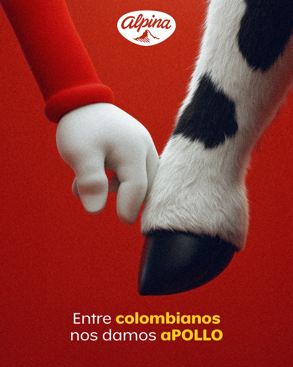 Alpina (@alpina) on Twitter photo El sabor que creció con nosotros es 100% colombiano, 0% imitación. Nadie lo hace como ustedes lo hacen <a href="/frisbylohace/">Frisby S.A.</a> 💛🐮🫱🏼🫲🏾
#FrisbyLoHace #EstamosConUstedes El sabor que creció con nosotros es 100% colombiano, 0% imitación. Nadie lo hace como ustedes lo hacen <a href="/frisbylohace/">Frisby S.A.</a> 💛🐮🫱🏼🫲🏾
#FrisbyLoHace #EstamosConUstedes