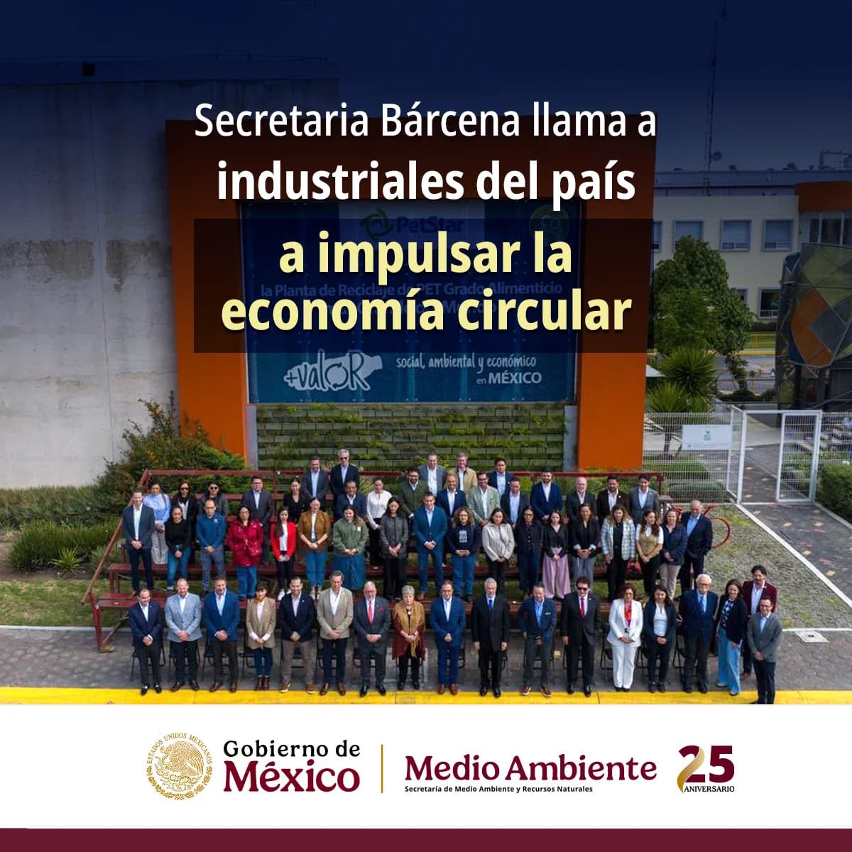 SEMARNAT México (@semarnat_mx) on Twitter photo #COMUNICADO | Secretaria <a href="/aliciabarcena/">Alicia Bárcena</a> llama a industriales del país a impulsar la #EconomíaCircular.
➡️ bit.ly/4dbLYW8
#SomosMedioAmbiente #COMUNICADO | Secretaria <a href="/aliciabarcena/">Alicia Bárcena</a> llama a industriales del país a impulsar la #EconomíaCircular.
➡️ bit.ly/4dbLYW8
#SomosMedioAmbiente