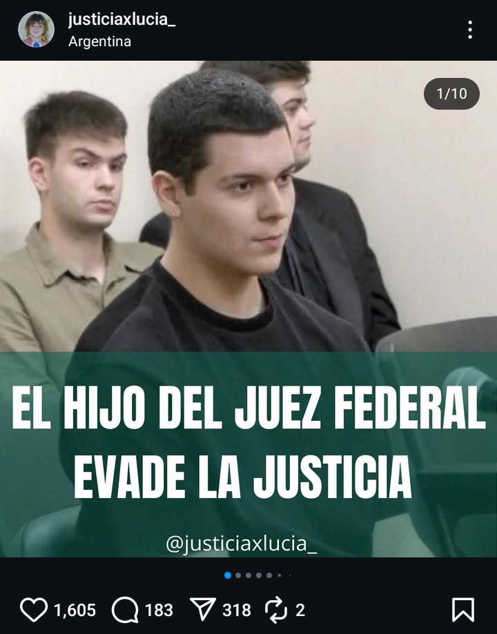 XimeVallejo84's tweet photo. Que Impotencia q el hijo de un juez federal gane a pesar de 19 testigos y videos
Pero la mataste  Juan Pablo Echegaray sos parte y SI SOS CULPABLE de q Lucia Rubiño este MUERTA, ojalá siempre pese en tu conciencia y que la justicia social nunca se olvide de esta INJUSTICIA https://t.co/0ZjUz5GqCS