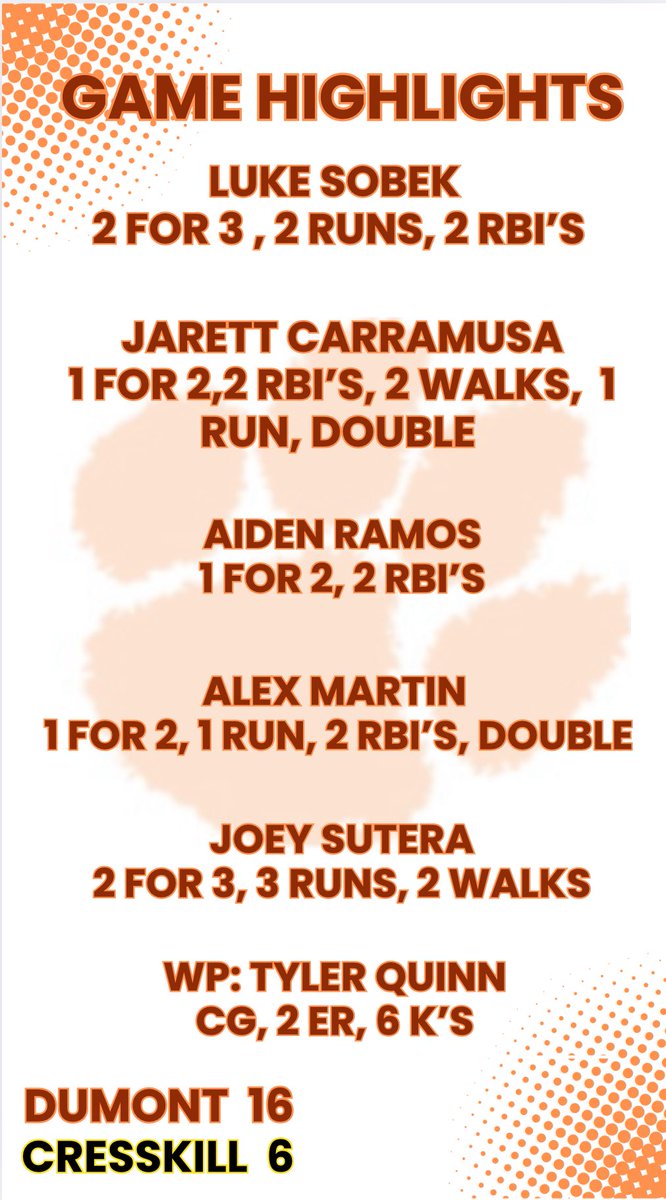 Dumont Huskies Baseball (@dumont_huskies) on Twitter photo 