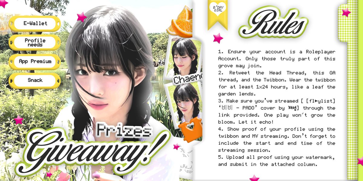 ㅤㅤㅤ
🌿 𝘉𝘦𝘯𝘦𝘢𝘵𝘩 a sky brushed with golden hues ✧˚, we provide 𝙢𝙖𝙣𝙮 𝙥𝙧𝙞𝙯𝙚𝙨 ❀ for those who sway our Lee Chaeyoung with every 𝗐͟𝗁͟𝗂͟𝗌͟𝗉͟𝖾͟𝗋͟ 𝗈͟𝖿͟ 𝗍͟𝗁͟𝖾͟ 𝖻͟𝗋͟𝖾͟𝖾͟𝗓͟𝖾 that comes from their birthday wishes! 🌷͙֒
ㅤㅤ
[x.com/staywithfromis…]