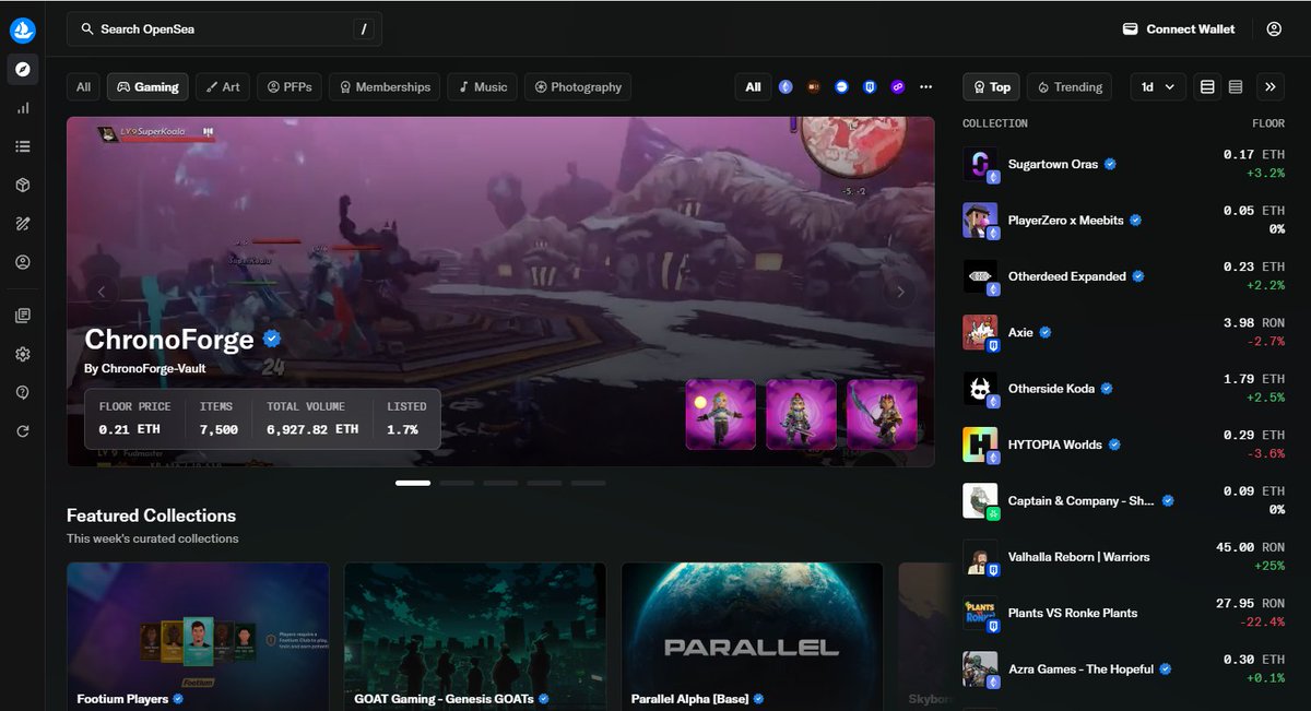 Thanks for the surprise feature <a href="/opensea/">OpenSea</a> ! ☺️

But who's been leaking?!😆