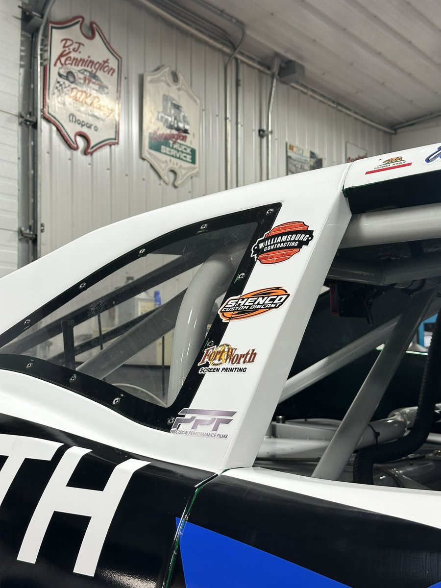 Got some awesome associate partners joining us for multiple races-

Williamsburg Contracting
SHENCO Custom Diecast
Fort Worth Screen Printing
Precision Performance Films

Really awesome🤟🏼