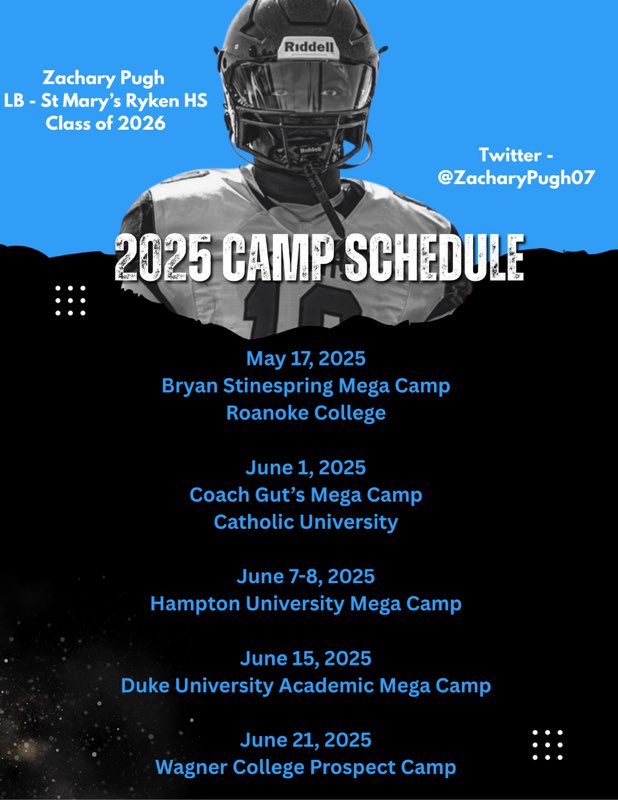Check me out at the following camps this summer !