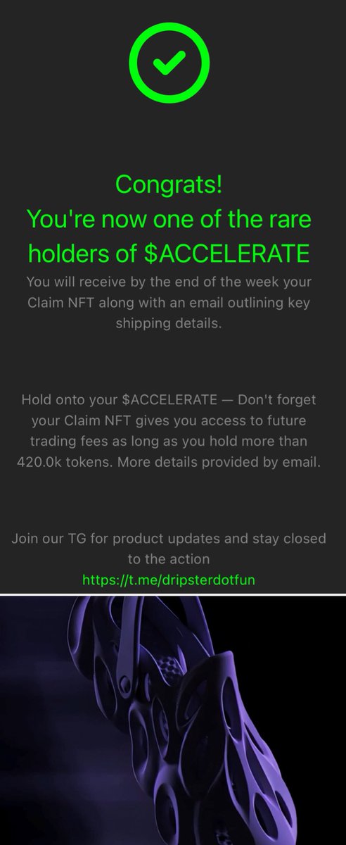Creet.sol (@concretexcrypto) on Twitter photo I did a thing today 😈
$accelerate
Can’t wait to unbox these 🔥 solana clogs by <a href="/dripsterdotfun/">dripster.fun 🫠</a> I did a thing today 😈
$accelerate
Can’t wait to unbox these 🔥 solana clogs by <a href="/dripsterdotfun/">dripster.fun 🫠</a>