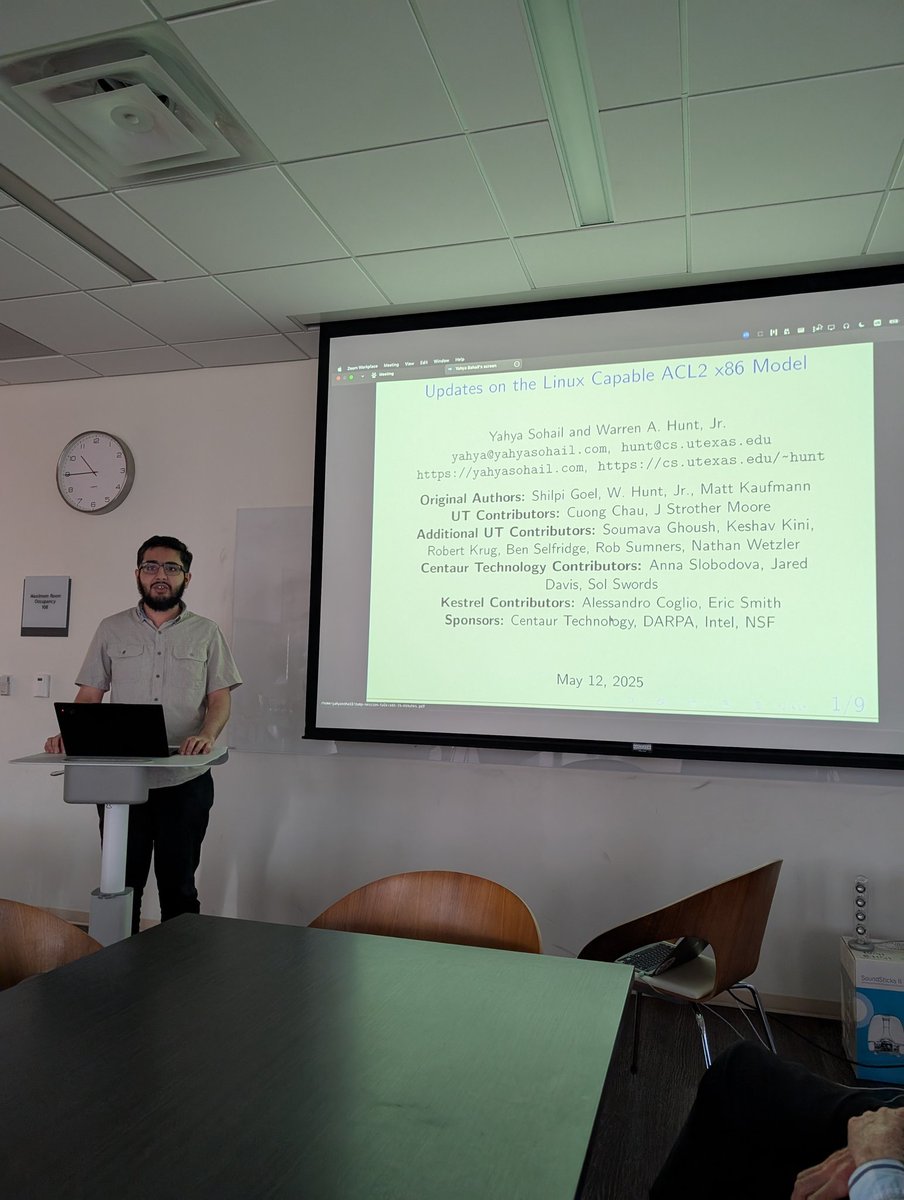 proidiot's tweet image. A great few days at the ACL2 Workshop!