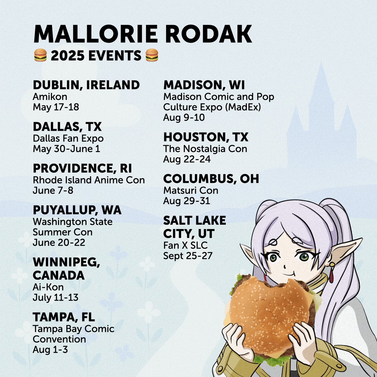 My friends we are eating GOOD this summer 😎☀️ Hope to see you out at a con this year!