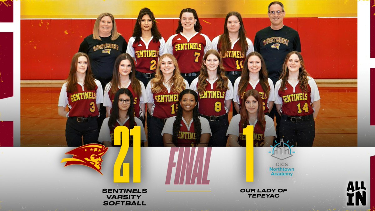 Softball defeats Northtown 21-1 to move on to the CPC Conference Tournament championship game tomorrow night! 6:30 game time at Ty!