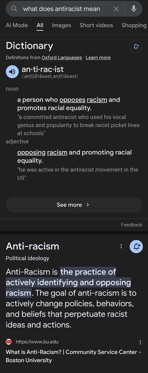 OneElf2's tweet photo. @zetzugami @digitalxwinter @TheWorstOfTwt I'm pretty sure anti-racism just means not judging, hating, harming or mistreating others based on their race and ethnicity. Though like all things, it can be politically charged and misused, it's meaning is not a dogwhistle for being racist to white people. https://t.co/yYy9SJXql2