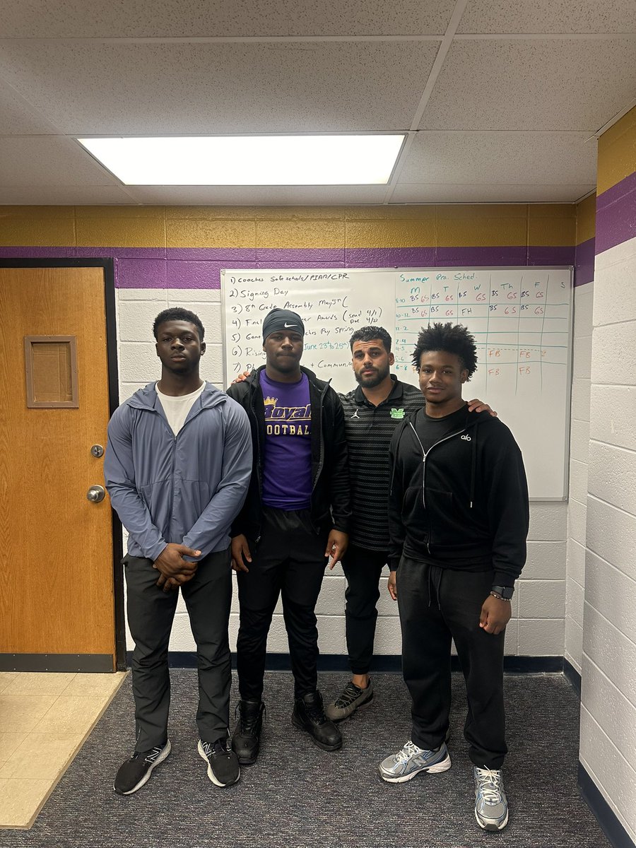 Darrell Dulany (@coach_ud1) on Twitter photo Thank you, <a href="/CoachHolley_/">Jarred Holley</a> for speaking with our Upper Darby High School student-athletes.
<a href="/HerdFB/">Marshall Football</a>
<a href="/OsmanDaffay10/">Osman Daffay</a> <a href="/salah20K/">(S)alahudin (A)bdur-Rashid</a> <a href="/zeem7k/">A’zeem Spicer</a>
<a href="/DELCOFootball/">#DelcoFootball</a> <a href="/Coach_Trizz/">Renaissance Trizz</a> Thank you, <a href="/CoachHolley_/">Jarred Holley</a> for speaking with our Upper Darby High School student-athletes.
<a href="/HerdFB/">Marshall Football</a>
<a href="/OsmanDaffay10/">Osman Daffay</a> <a href="/salah20K/">(S)alahudin (A)bdur-Rashid</a> <a href="/zeem7k/">A’zeem Spicer</a>
<a href="/DELCOFootball/">#DelcoFootball</a> <a href="/Coach_Trizz/">Renaissance Trizz</a>