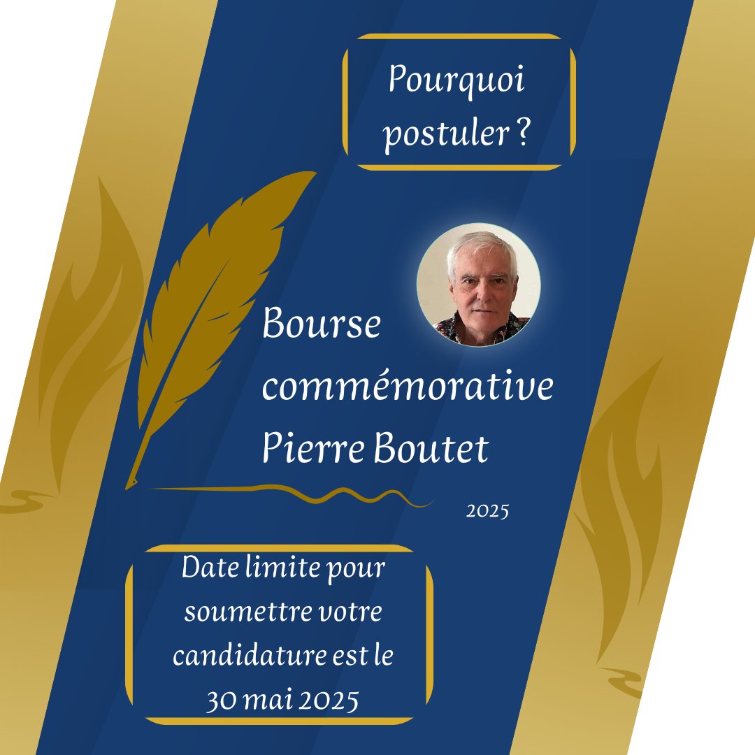 Un soutien financier pour tes études
Une reconnaissance de ton engagement communautaire

Ne laisse pas passer cette chance !

Postuler des maintenant : fondationfranco.ca/bourses-detude…

#BoursePierreBoutet #EngagementCommunautaire #ExcellenceAcadémique #Francophonie