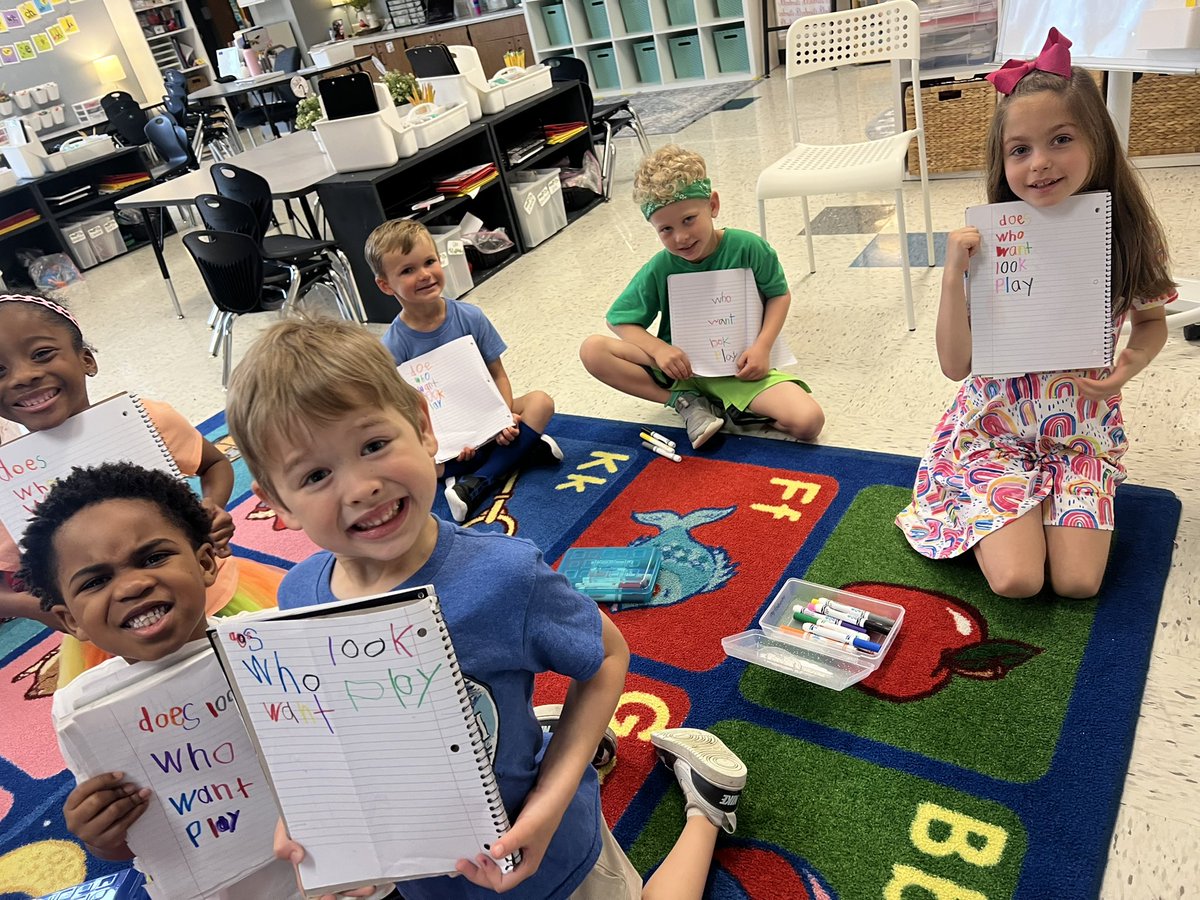 Rainbow writing our sight words