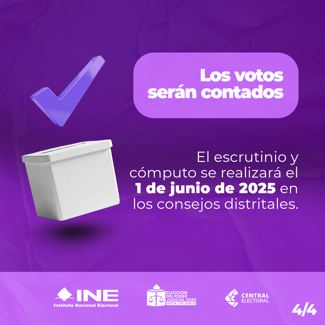 ¡Concluyó la integración de la Lista Nominal de Electores con #VotoAnticipado! Por ello, del 12 al 21 de mayo, personal autorizado del INE entregará el Sobre Postal Electoral de Seguridad a las personas registradas.

Infórmate aquí. 🗳️