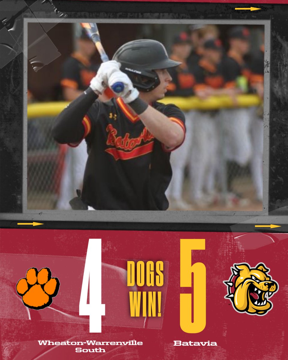 DOGS take game 1 of the series by a score of 5-4!

-Rosengren gets the W in relief of Enger.
-Oke, Darre, Vander, and Zimberoff all with 2 hits each.
-8 Bulldogs record a hit on the day

Game 2 tomorrow at WWS 4:30.