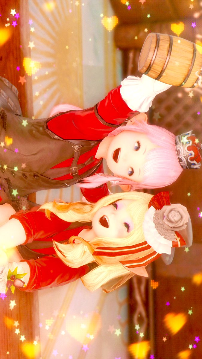 「 ムードメーカー 」

昨日は人を楽しませることが得意な きなこぼーちゃんが遊びに来てくれました♪
ネタ豊富で次から次へと面白い事をしてくれる お茶目なララちゃんでした🫶
また遊びに来てね(*´꒳`*)ﾉ~
#FFXIV #おはララ #ララフェル