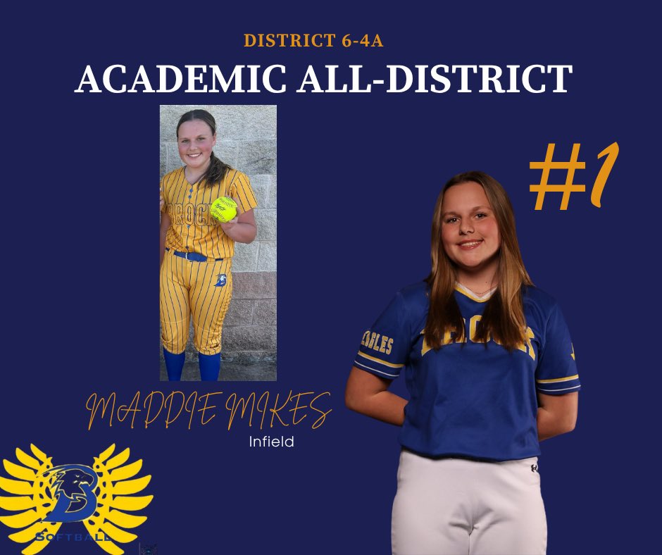 District 6-4A awards

Academic All-District 🏆
Carsyn Cullum
Riley Farris
Maddie Mikes
Varsity Roster