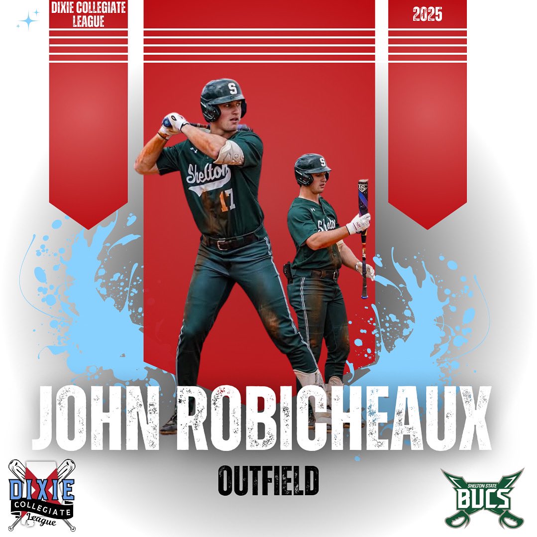 Dixie Collegiate League (@dixieclbaseball) on Twitter photo Welcome to the Dixie Collegiate League, John Robicheaux (<a href="/JohnRobo41/">John Robicheaux</a>) of <a href="/SheltonStateBB/">Shelton State Baseball</a>! Welcome to the Dixie Collegiate League, John Robicheaux (<a href="/JohnRobo41/">John Robicheaux</a>) of <a href="/SheltonStateBB/">Shelton State Baseball</a>!