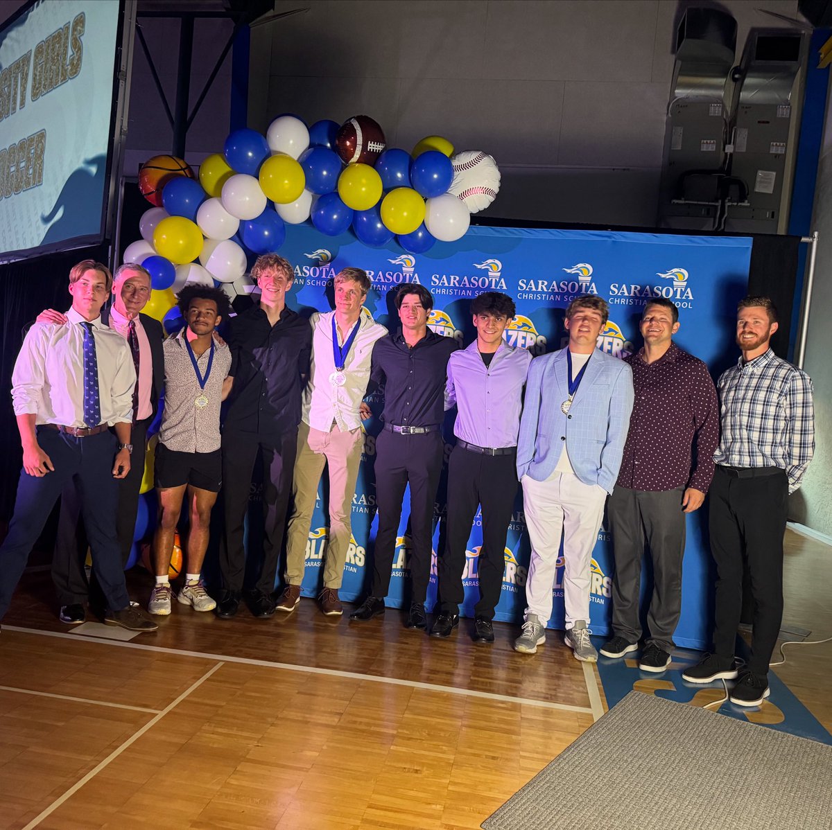 Sarasota Christian Awards Banquet

Most Improved Player - Carson Spenn
Blazer Award - Carson Spenn
Most Valuable Player - Ben Milliken