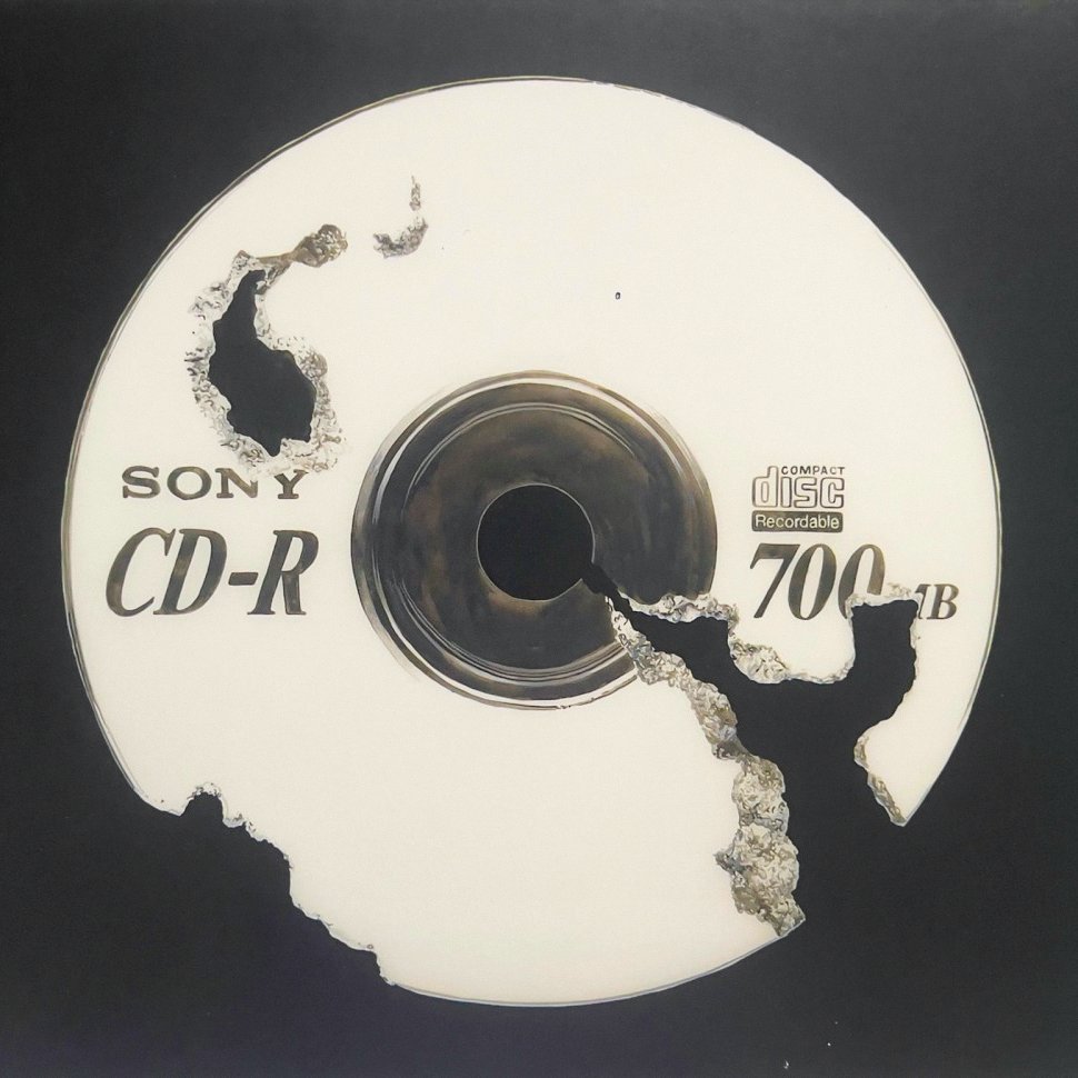 Study of The Eroded CD, Daniel Arsham (2014)