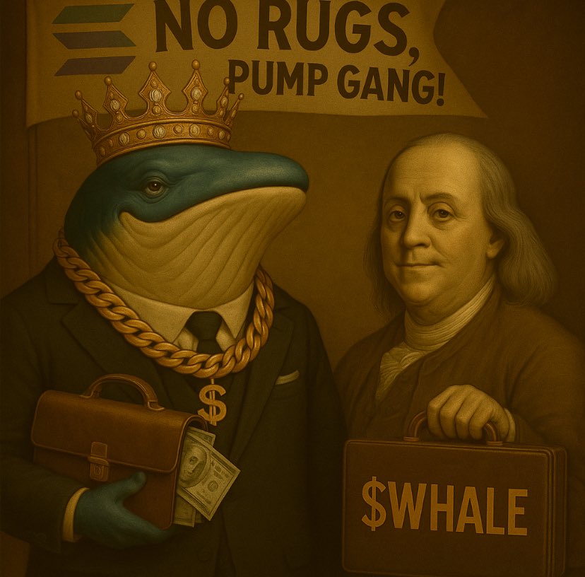 whaleholders's tweet photo. $WHALE — Become An ELITE WHALE 📊
🐋 NO RUGS, PUMP ONLY.
This is a business. A movement.
🐋 An elite-holder club with real incentives. Built on trust, not hype.
🐋 100x $SOL RUNNER 100%
🚀 CA: AAE7JS7EAHkQzRKn1Cmt7TP5cQR39Df8D3zxWmNjpump
#WhaleClub #Crypto #Elite #SOL #BTC https://t.co/oPC9ZogLo2