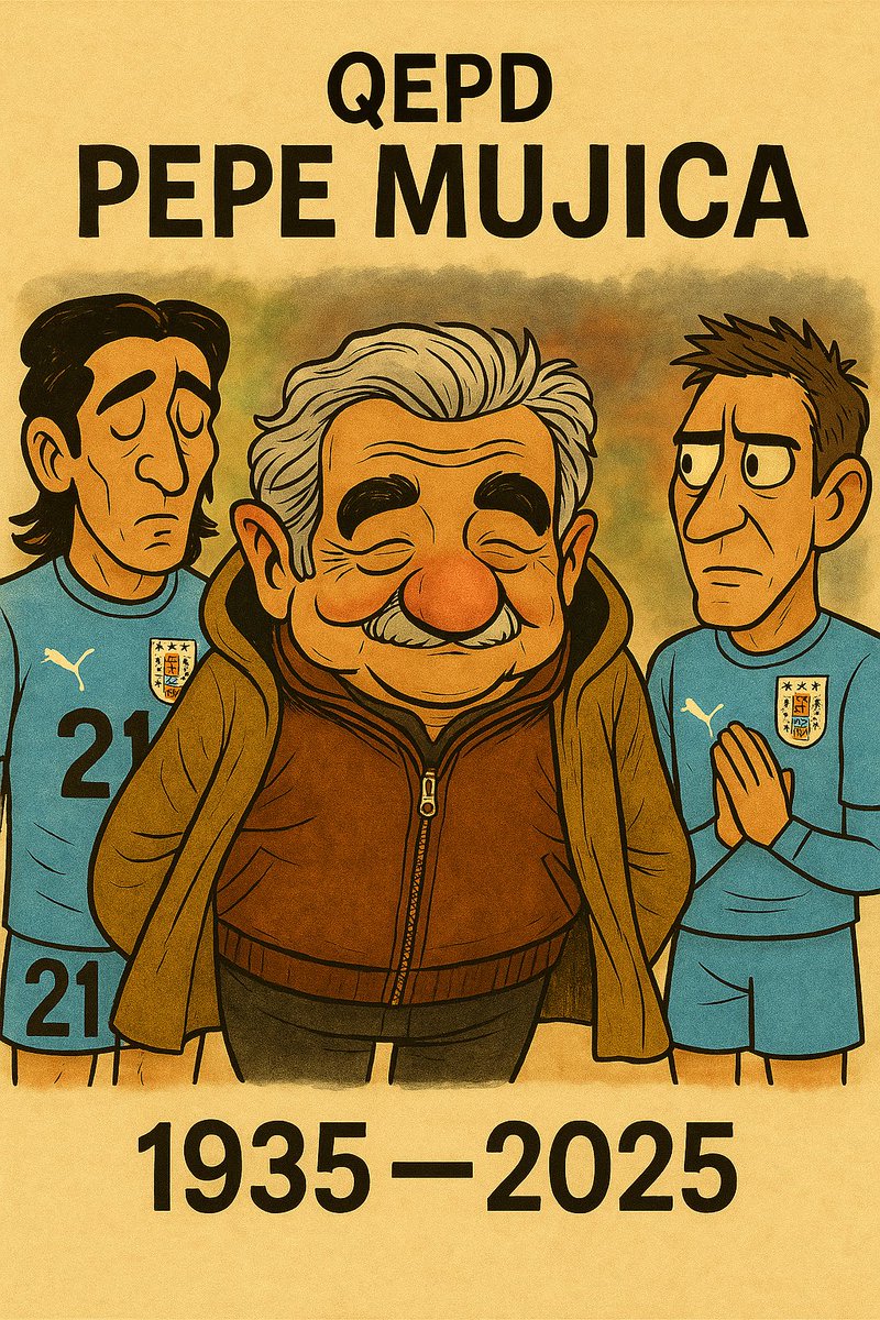 productoretrouy's tweet photo. QEPD PEPE MUJICA
🙌🇺🇾
1935 - 2024 https://t.co/xER3tAtm1q