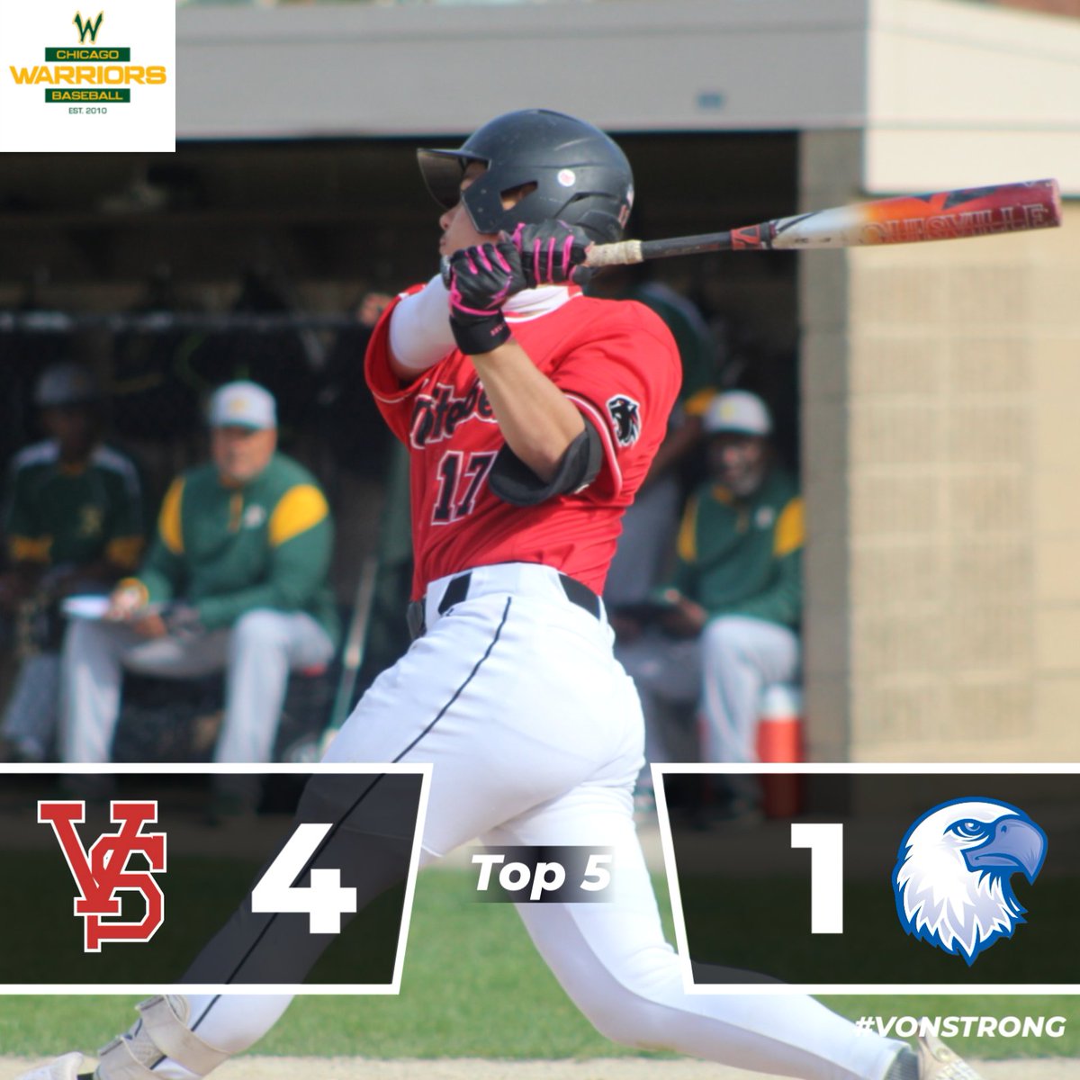 Von up 3 heading to the 5th.
