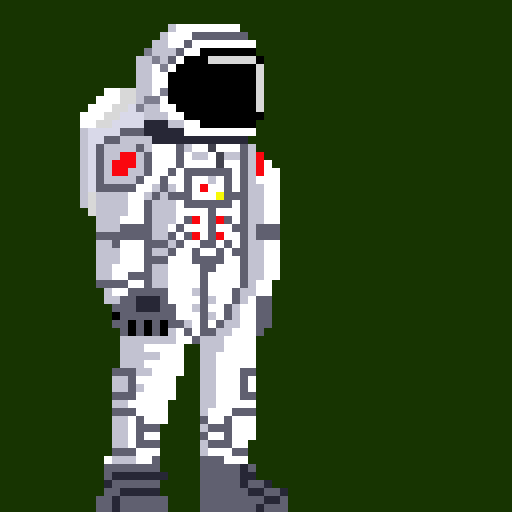 _rycko's tweet image. Astronaut in pixel art 64x64, Pixel Studio. #pixelart #Pixel #Space