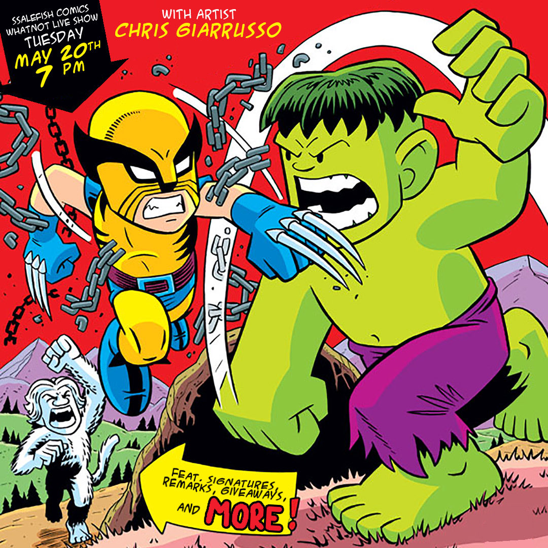 Let’s break the whatnot app with Chris Giarusso!  

Get your copy of the Hulk 25 variant signed LIVE!  

You can watch Chris G sign YOUR copy!

Bookmark here: whatnot.com/s/RXsDGgYU